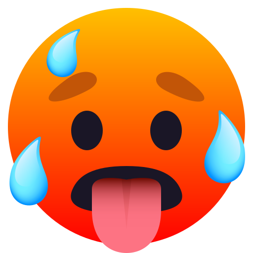  Hot Face Emoji