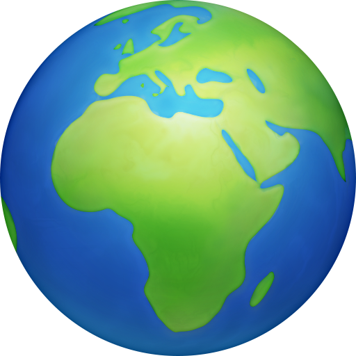 🌍 Globe Showing Europe-Africa Emoji