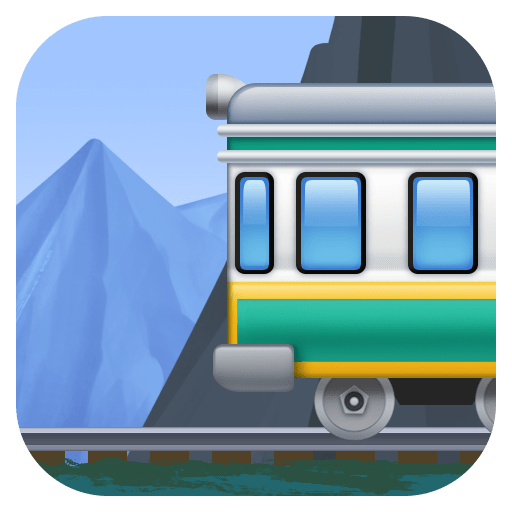 π Mountain Railway Emoji