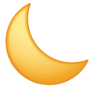 ๐ Crescent Moon Emoji